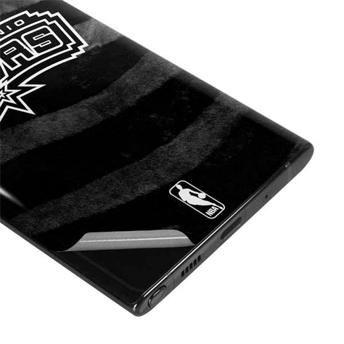 NBA San Antonio Spurs Black Animal Print Galaxy Note 10 Skin