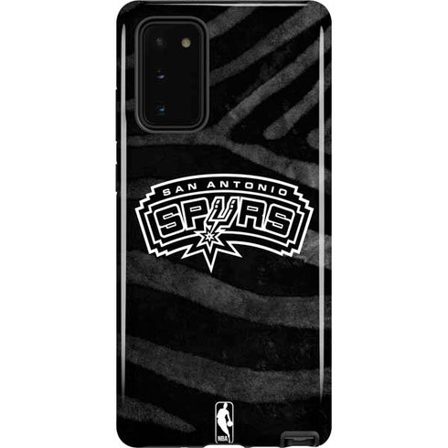 NBA San Antonio Spurs Black Animal Print Galaxy Note20 5G Pro Case