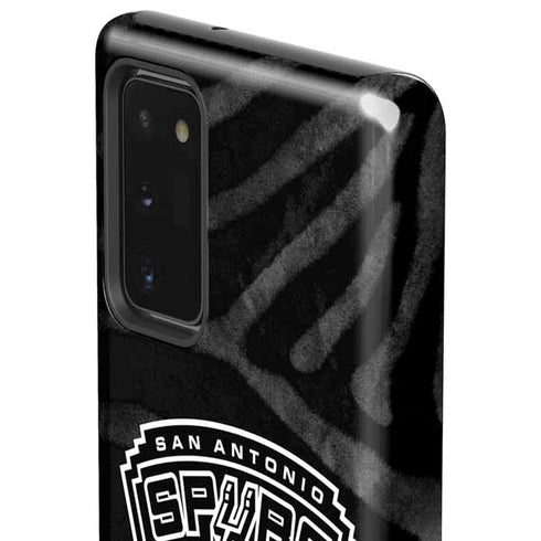 NBA San Antonio Spurs Black Animal Print Galaxy Note20 5G Pro Case