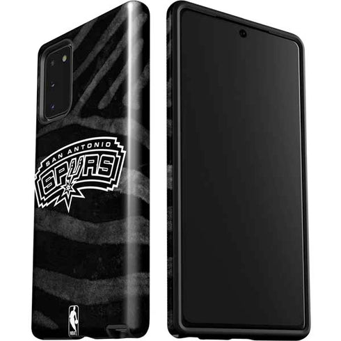NBA San Antonio Spurs Black Animal Print Galaxy Note20 5G Pro Case