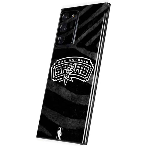 NBA San Antonio Spurs Black Animal Print Galaxy Note20 Ultra 5G Skin