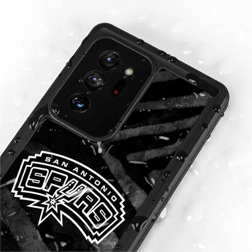 NBA San Antonio Spurs Black Animal Print Galaxy Note20 Ultra 5G Waterproof Case
