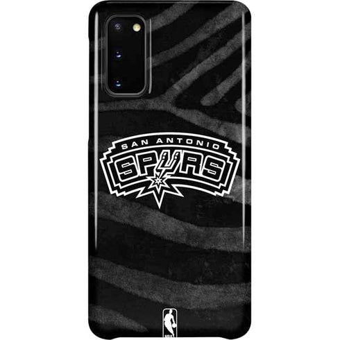 NBA San Antonio Spurs Black Animal Print Galaxy S20 Lite Case