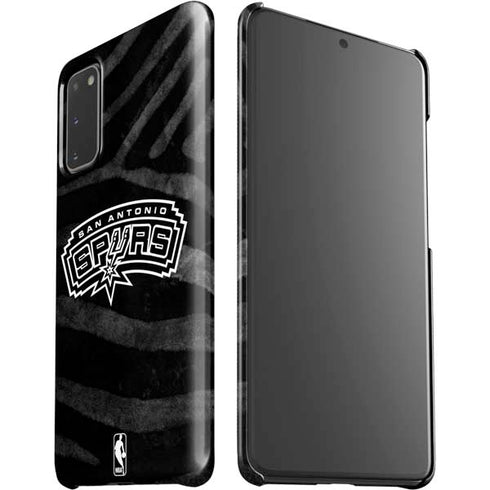 NBA San Antonio Spurs Black Animal Print Galaxy S20 Lite Case