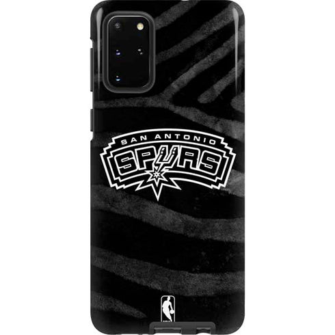 NBA San Antonio Spurs Black Animal Print Galaxy S20 Plus Pro Case
