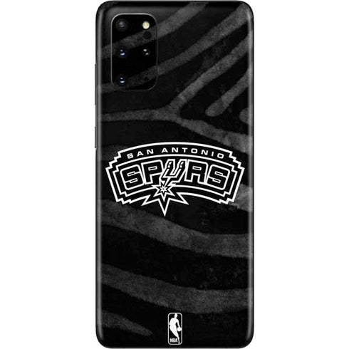 NBA San Antonio Spurs Black Animal Print Galaxy S20 Plus Skin