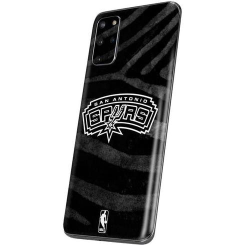 NBA San Antonio Spurs Black Animal Print Galaxy S20 Plus Skin