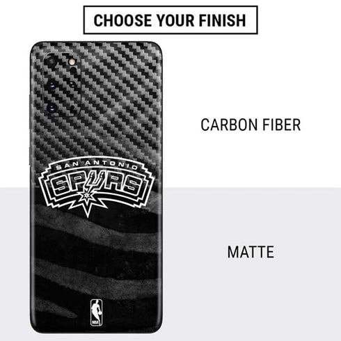 NBA San Antonio Spurs Black Animal Print Galaxy S20 Plus Skin