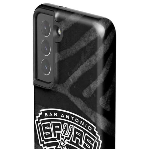 NBA San Antonio Spurs Black Animal Print Galaxy S21 5G Pro Case