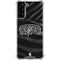 NBA San Antonio Spurs Black Animal Print Galaxy S21 FE Clear Case