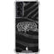 NBA San Antonio Spurs Black Animal Print Galaxy S22 Clear Case