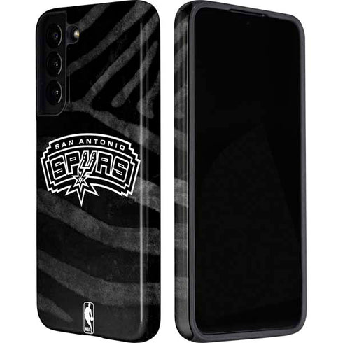 NBA San Antonio Spurs Black Animal Print Galaxy S22 Plus Pro Case