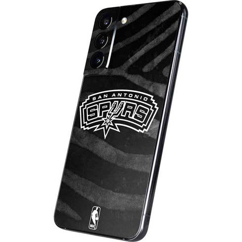 NBA San Antonio Spurs Black Animal Print Galaxy S22 Plus Skin