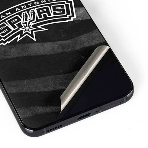 NBA San Antonio Spurs Black Animal Print Galaxy S22 Skin