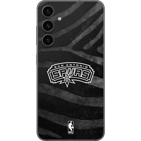 NBA San Antonio Spurs Black Animal Print Galaxy S23 FE Skin