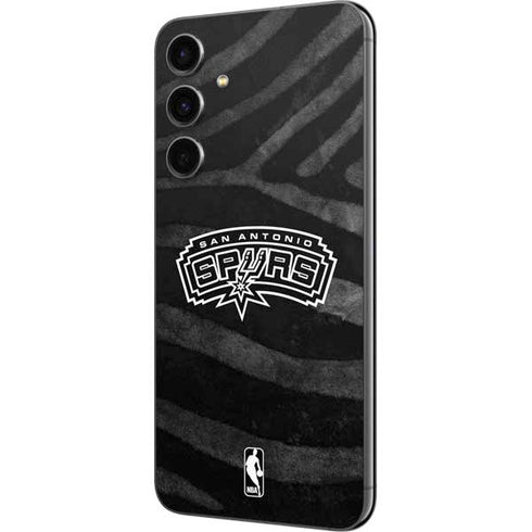 NBA San Antonio Spurs Black Animal Print Galaxy S23 FE Skin