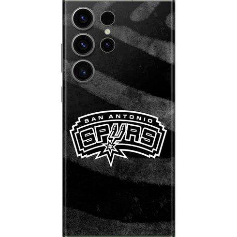 NBA San Antonio Spurs Black Animal Print Galaxy S23 Ultra Skin
