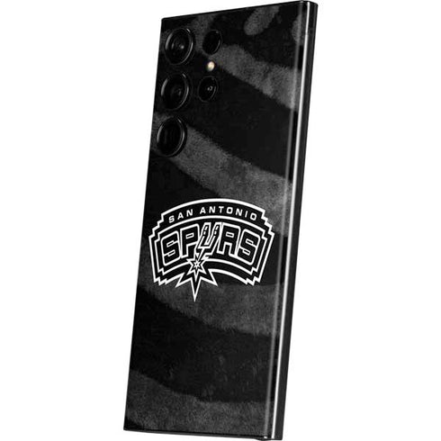 NBA San Antonio Spurs Black Animal Print Galaxy S23 Ultra Skin