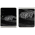 NBA San Antonio Spurs Black Animal Print Galaxy Z Flip3 5G Skin