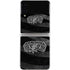 NBA San Antonio Spurs Black Animal Print Galaxy Z Flip3 5G Skin