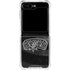 NBA San Antonio Spurs Black Animal Print Galaxy Z Flip5 5G Clear Case
