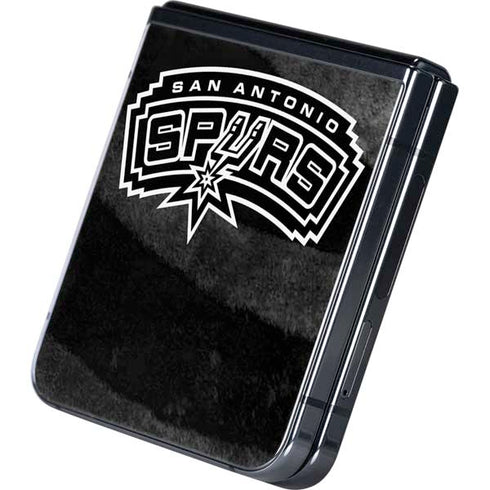 NBA San Antonio Spurs Black Animal Print Galaxy Z Flip5 5G Skin