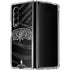 NBA San Antonio Spurs Black Animal Print Galaxy Z Fold4 5G Clear Case