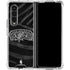 NBA San Antonio Spurs Black Animal Print Galaxy Z Fold4 5G Clear Case