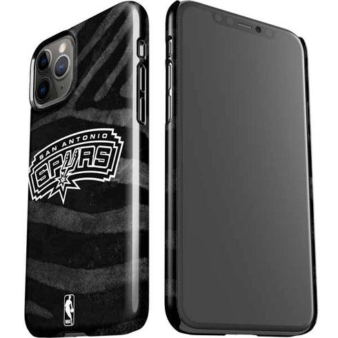NBA San Antonio Spurs Black Animal Print iPhone 11 Pro Lite Case