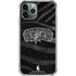 NBA San Antonio Spurs Black Animal Print iPhone 11 Pro Max Clear Case