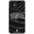 NBA San Antonio Spurs Black Animal Print iPhone 12 Clear Case