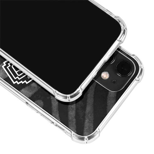 NBA San Antonio Spurs Black Animal Print iPhone 12 Mini Clear Case