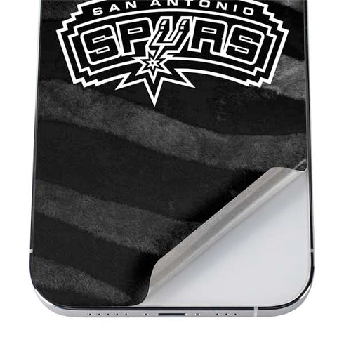 NBA San Antonio Spurs Black Animal Print iPhone 12 Pro Skin