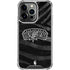 NBA San Antonio Spurs Black Animal Print iPhone 14 Pro Clear Case