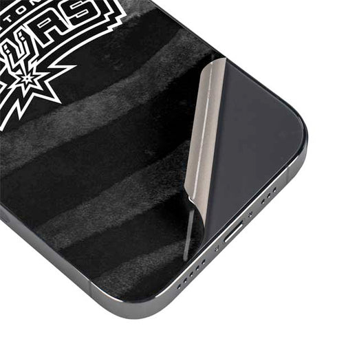 NBA San Antonio Spurs Black Animal Print iPhone 14 Pro Max Skin
