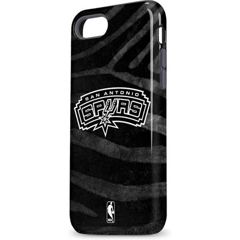 NBA San Antonio Spurs Black Animal Print iPhone 7 Pro Case