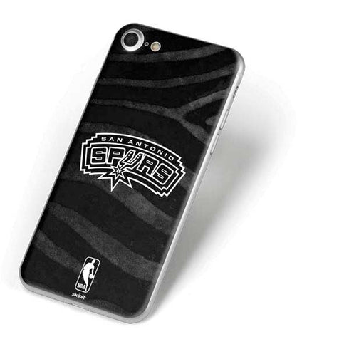NBA San Antonio Spurs Black Animal Print iPhone 8 Skin