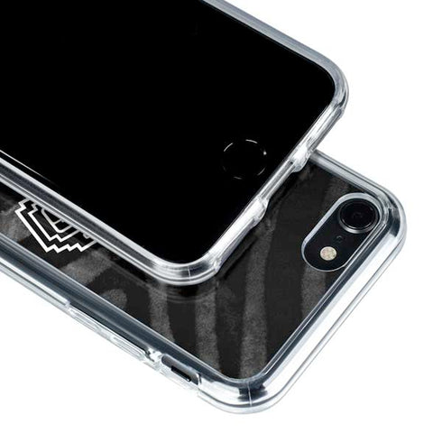 NBA San Antonio Spurs Black Animal Print iPhone SE (2nd & 3rd Gen) Clear Case