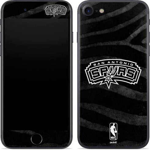 NBA San Antonio Spurs Black Animal Print iPhone SE (2nd & 3rd Gen) Skin