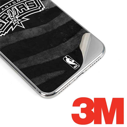 NBA San Antonio Spurs Black Animal Print iPhone XR Skin