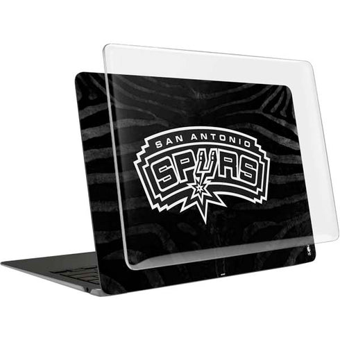 NBA San Antonio Spurs Black Animal Print MacBook Air 13in M1 (2021) Case plus Skin