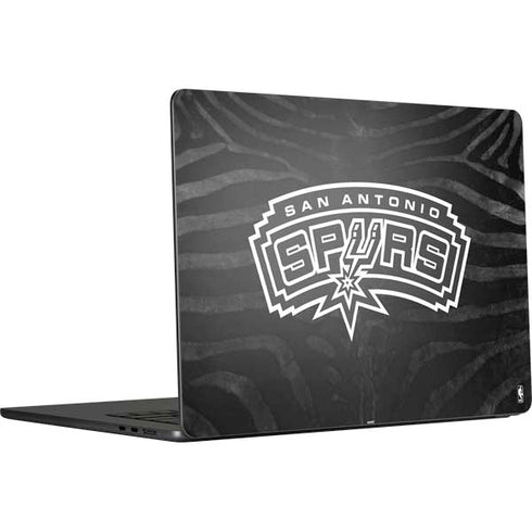 NBA San Antonio Spurs Black Animal Print MacBook Air 15 in (2023) Skin