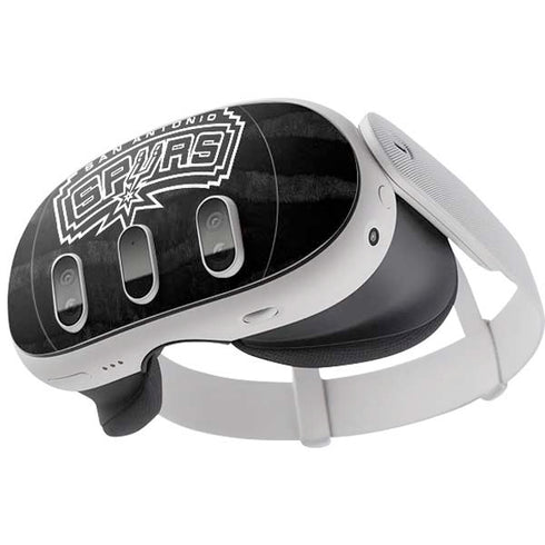 NBA San Antonio Spurs Black Animal Print Meta Quest 3 Skin