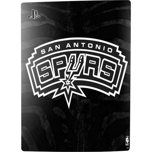 NBA San Antonio Spurs Black Animal Print PS5 Digital Edition Bundle Skin