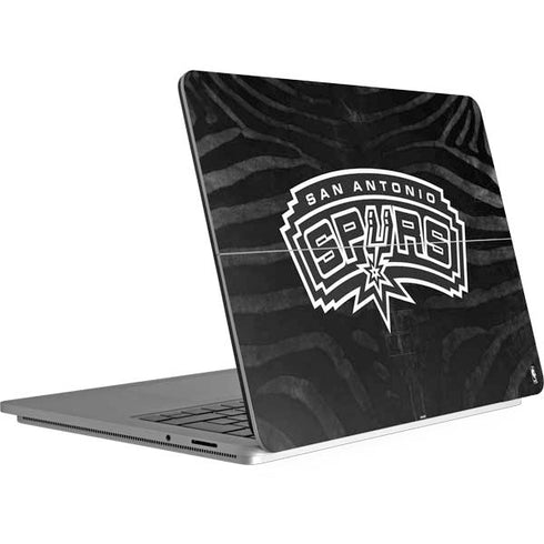 NBA San Antonio Spurs Black Animal Print Surface Laptop Studio Skin