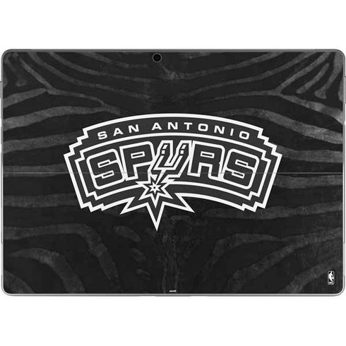 NBA San Antonio Spurs Black Animal Print Surface Pro 9 Skin