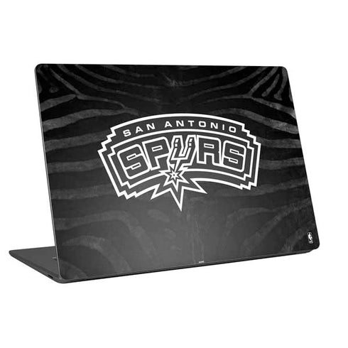 NBA San Antonio Spurs Black Animal Print Universal Laptop 12in (9.8 x 6.8in) Skin