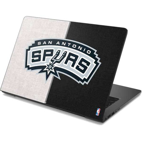 NBA San Antonio Spurs Canvas Dell Chromebook Skin