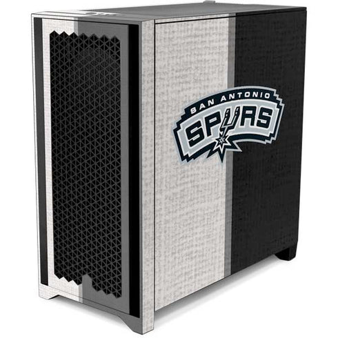 NBA San Antonio Spurs Canvas Corsair 4000D Tempered Glass Mid-Tower ATX Case Skin