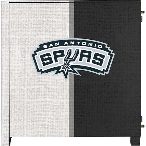 NBA San Antonio Spurs Canvas Corsair 4000D Tempered Glass Mid-Tower ATX Case Skin